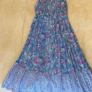 Lilly Pulitzer for Target Maxi Dress - Blue and Pink